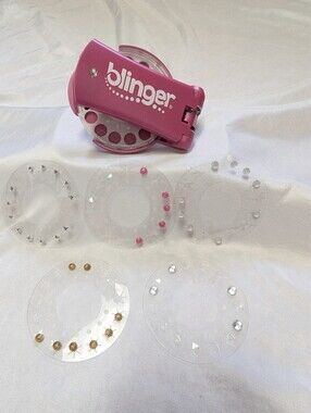 Blinger Jazwares Hair Gem Rhinestone Styling Tool Kids Party Back To School